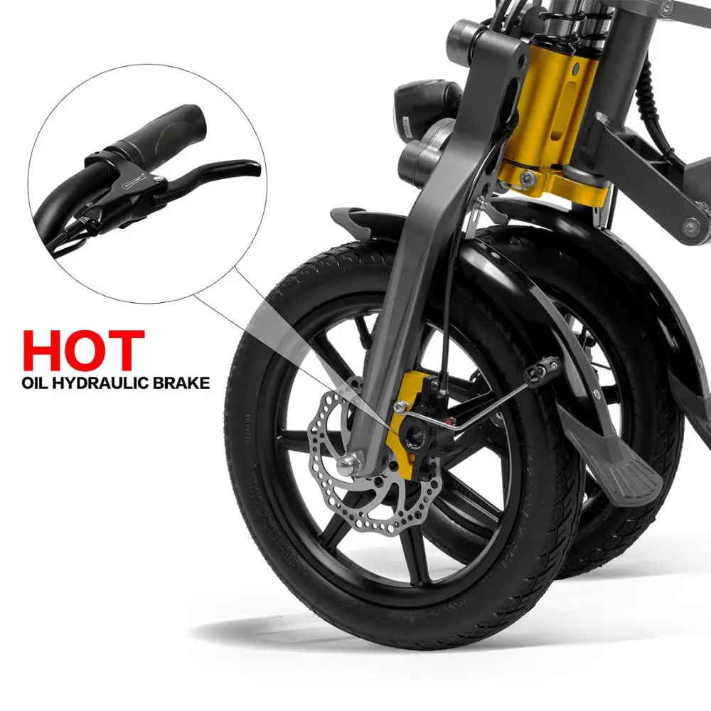 Clearance 3 Wheel Electric Scooter E Bike Bicycle foldable High Speed Electric Tricycle with 2 pcs battery 350W Powerful for Adult 5