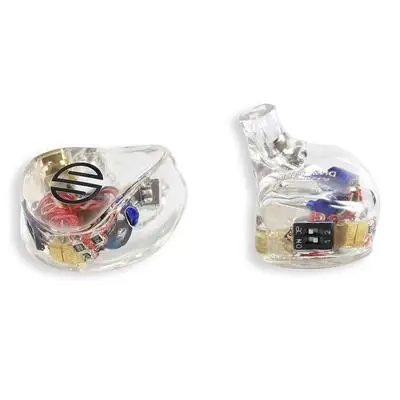 Transparent BGVP ArtMagic DH3 2 сбалансированные арматуры 1 Динамический драйвер CustomizableHIFI наушники в ухо Мониторы MMCX интерфейс наушники - Цвет: Transparent