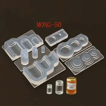 

2020 NEW Handmade Silicone Mould Miniature Cup With Food Drink Beverage Toy DIY hollow bottles Type epoxy resin molds