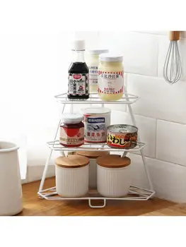 

3 Tier Kitchen Countertop Shelf Plates Dishs Bowls Cutlery Drain Storage Rack