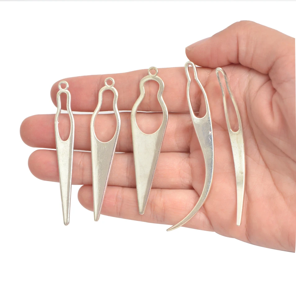 Dreadlocks Interlocking Needles Crochet Wig Needle Curved Hair Needle Making Wigs Braid Accessories 5 Pcs Crochet Hooks Hair Extensions Tool Lace Wig Needles
