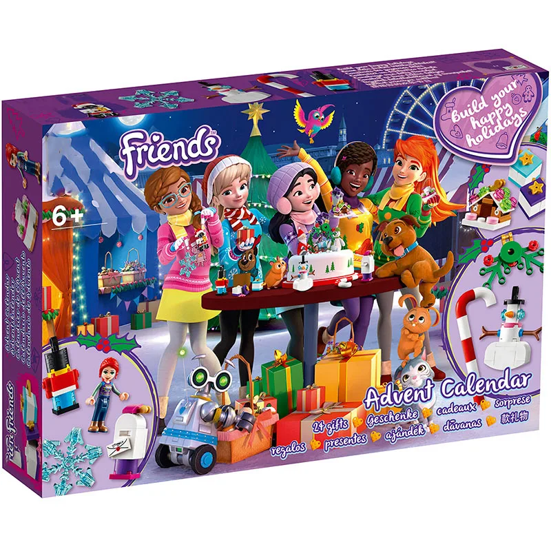 

New Advent Calendar Legoinglys Girl Friends Set Building Block Bricks Toys Potter Christmas Xmas Gift With 41382 75964