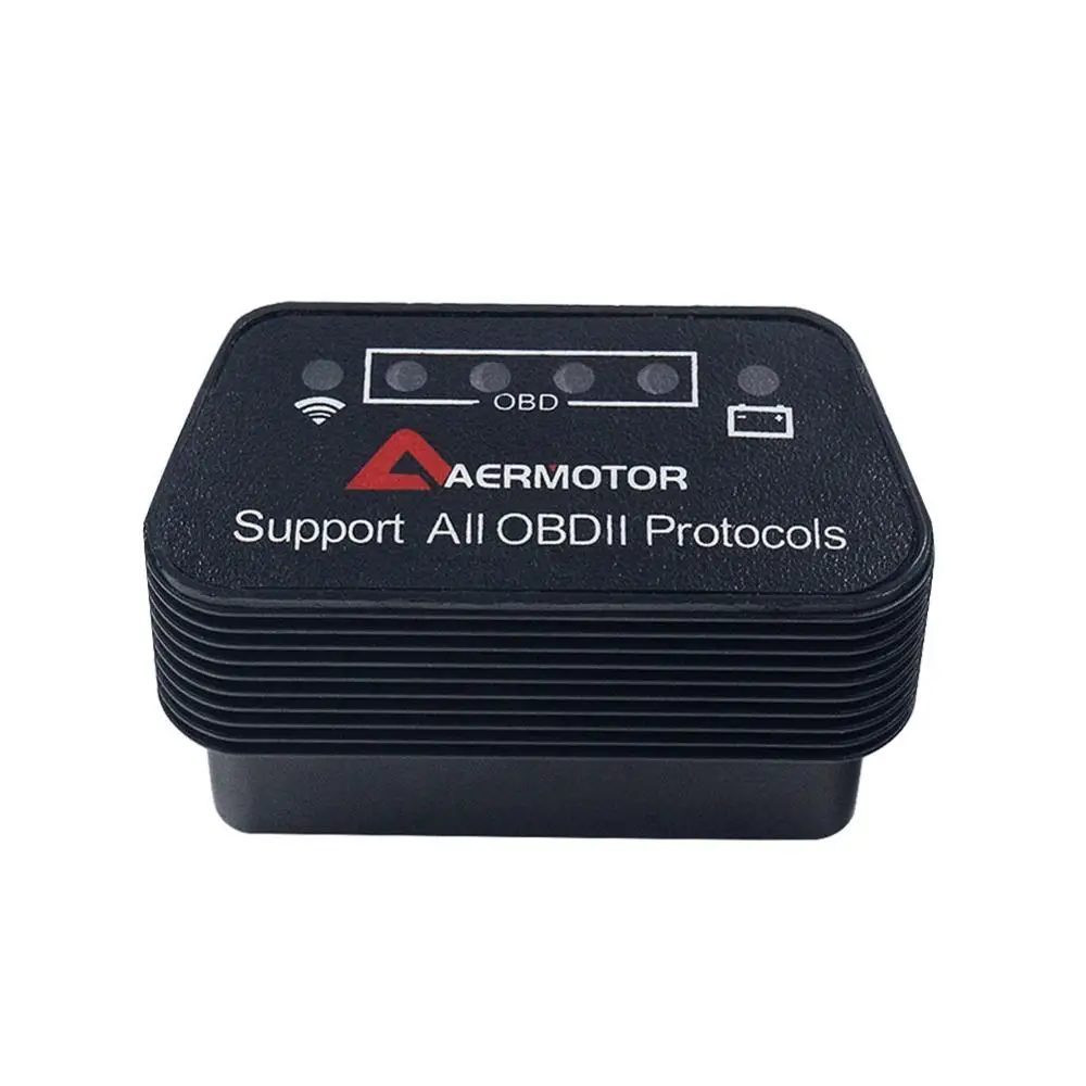 Автомобильный диагностический сканер ELM327 wifi OBD2 адаптер для Android IOS Windows Aermotor wifi ELM327 сканер автомобильный диагностический адаптер