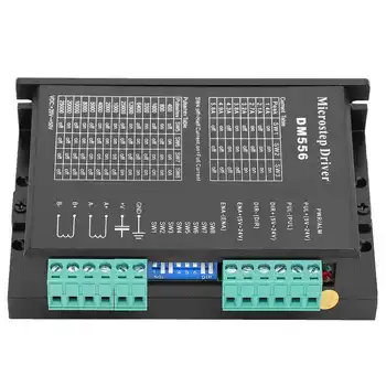 

DM556 Stepper Motor Driver 20 to 50VDC Low Noise Anti Interference 200kHz Pulse Input Frequency