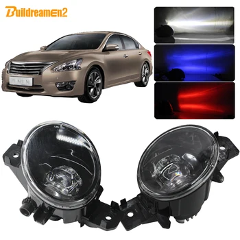 

Buildreamen2 For Nissan Teana 2004-2015 Car H11 4000LM LED Bulb Lens Fog Light Devil Eye DRL Function 12V Accessories