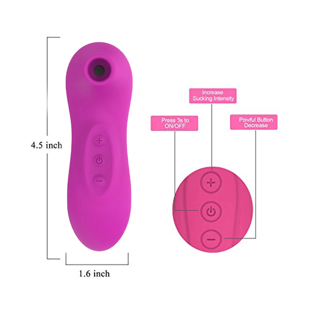 Женский мощный оральный клитор сосательный вибратор Интеллектуальный Пульс