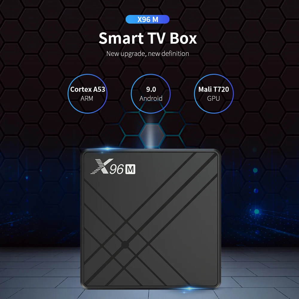 ТВ приставка X96M Android 9 0 ott 6k Allwinner H603 2G4G DDR3 16 ГБ 32 64 Гб eMMC 2 4G WiFi 4K 100m lan дополнительная