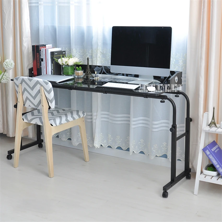 Portable Foldable Bed Double 1.2m/1.4m Folding Table Adjustable For Household Laptop Desktop PC Desk Black/White/Pink photo