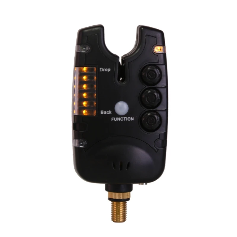 

Fishing Alarm Fishing Bite Alarm Indicator JY-28 Sound Light Alarm High Sensitivity Sound Adjustable Tone Volume 1PC