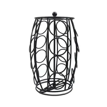 

24 Cups Coffee Capsule Holder Coffee Pods Holder Rotating Rack Coffee Capsule Stand Capsules Storage Shelve Organization Holder