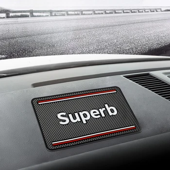 

1x Car Interior Sticker Anti Slip Mat For skoda superb octavia a 5 a 7 2 Accessories Styling Dashboard Pad