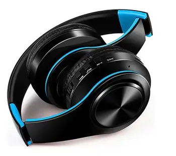 

QIUBOSS Shinning Gold colors Bluetooth Headphones Wireless Stereo Headsets earbuds with Mic WR018