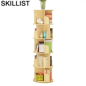 

Dekoration Moveis Para Casa Shelf Estanteria Legno Rotatable Rotate Modern Libreria Scaffale Librero Bookcase Book Case Rack