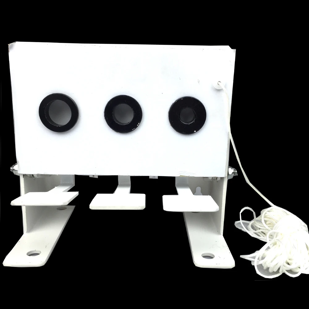 

Airgun/soft Target Three embrasure shooting Target string pull back hunting target .177 and .22 air rifle target