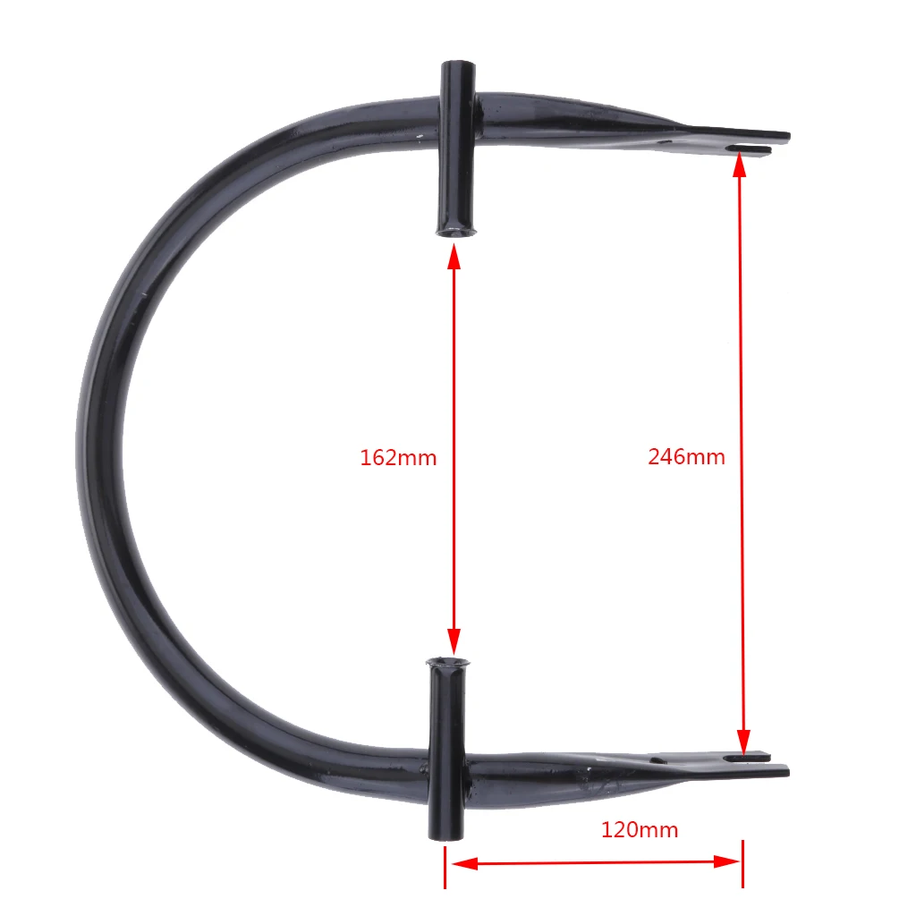 Motorcycle Rear Passenger Seat Grab Rail Handle Bar for Honda CG 125