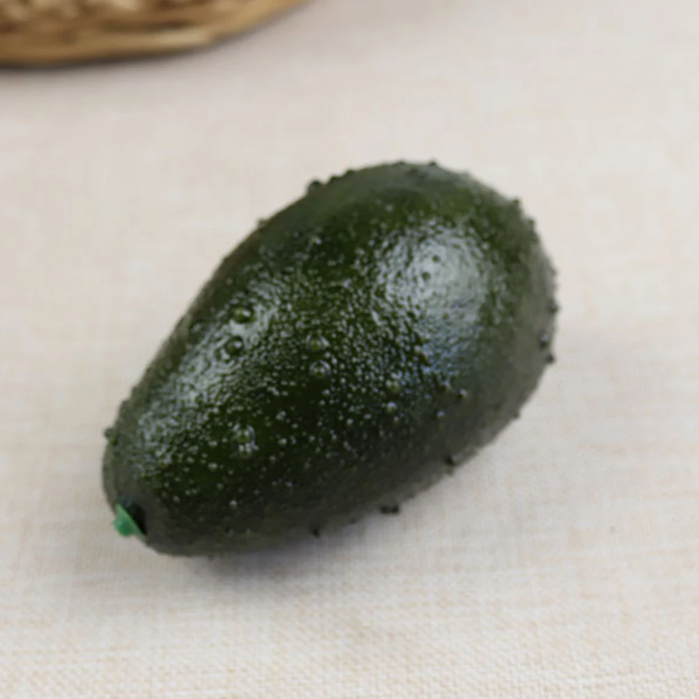 Artificial Lifelike Avocado Party Decoration Fake Fruit Photography Props