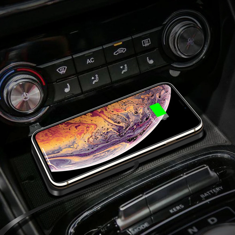  Schnelle Handy-ladegerät Wireless Auto Ladegerät Mit GPS Halter Für Samsung Galaxy Note8 Iphone Sil