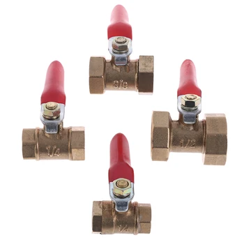 

Brass Ball Valve 1/8" 1/4" 3/8" 1/2" Double Female Thread Connector Joint