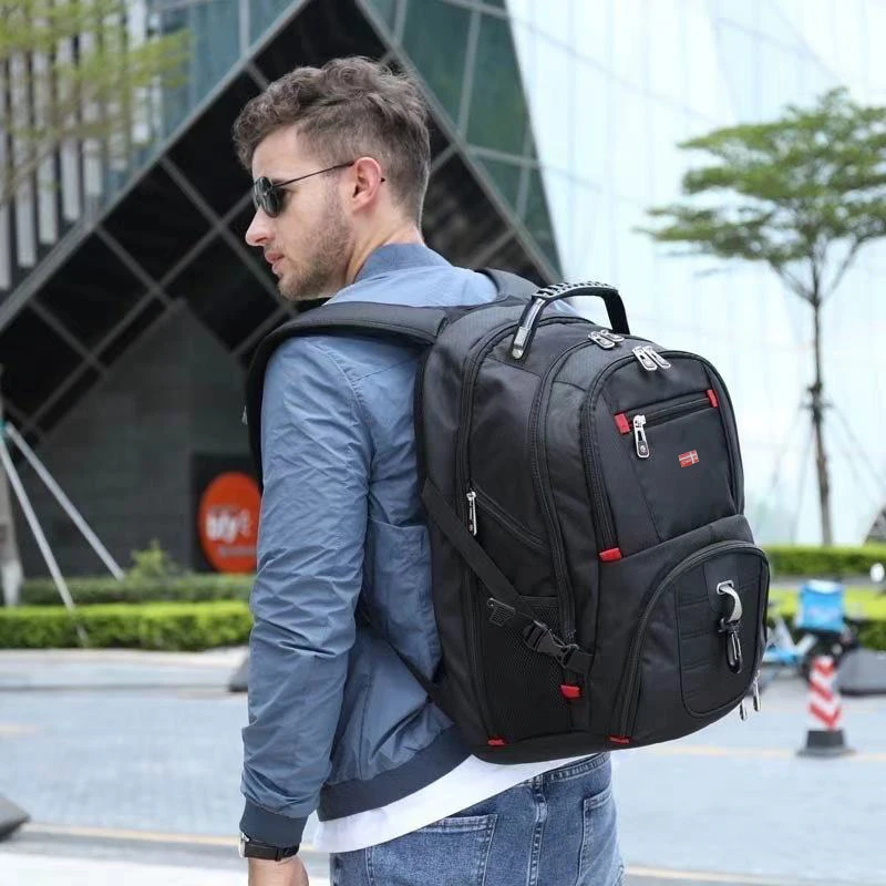 Men's Multifunctional Waterproof Backpack with USB Support