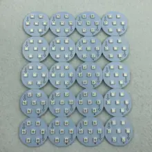 DC24V UCS1903 светодиодный pixe PCBA; DC24V вход; 7 шт. 5050 SMD RGB светодиодный, 1,68 Вт; 40 мм Диаметр