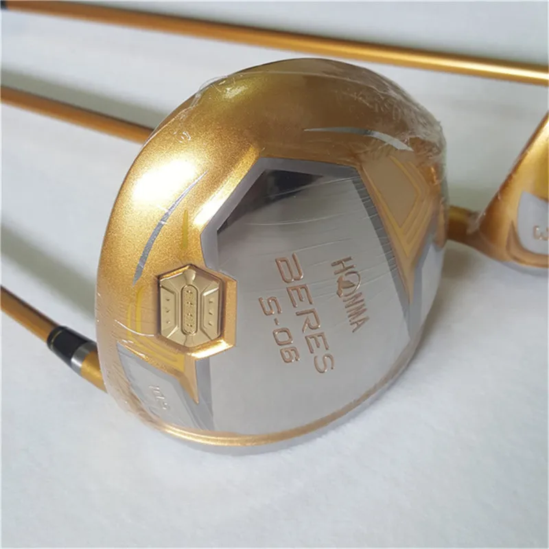 Гольф-клуб HONMA S-06 4 звезды гольф Полный Клуб драйвер+ фарватера дерево+ утюги+ клюшки графитовый Вал крышка сумка