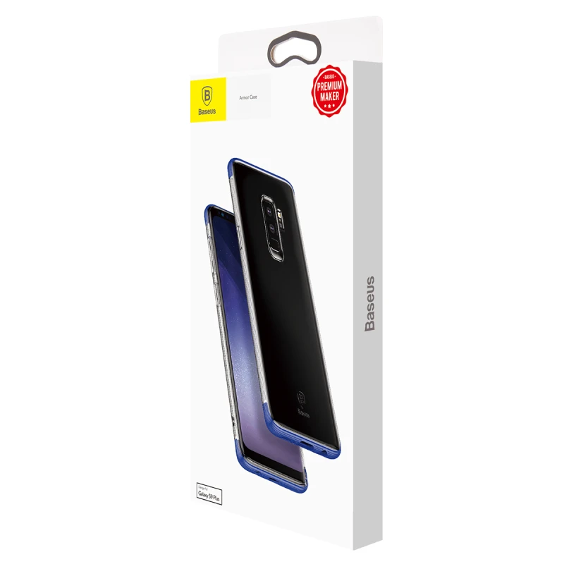 Чехол Baseus для Samsung Galaxy S9 Plus ультратонкий прозрачный мягкий силиконовый чехол из