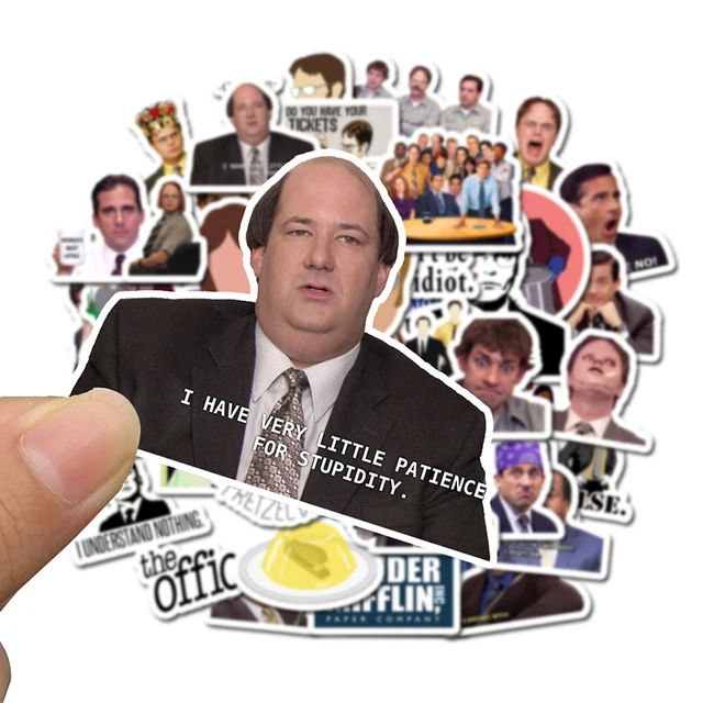 10/30/50pcs Cartoon Classic TV Show The Office Stickers Motorcycle Notebook Computer Car DIY Children Toy Guitar Refrigerator F5 5