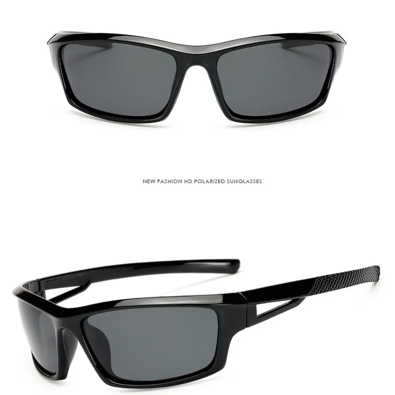 LeonLion поляризованные Oculos De Sol Masculino брендовые дизайнерские классические винтажные уличные мужские солнцезащитные очки для вождения UV400 - Цвет линз: Black Gray