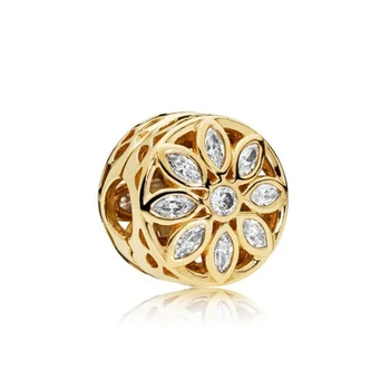 

100% 925 Sterling Silver 2018 757639CZ OPULENT FLOWER CLIP Fashion Simple Romantic Women Gift Jewelry