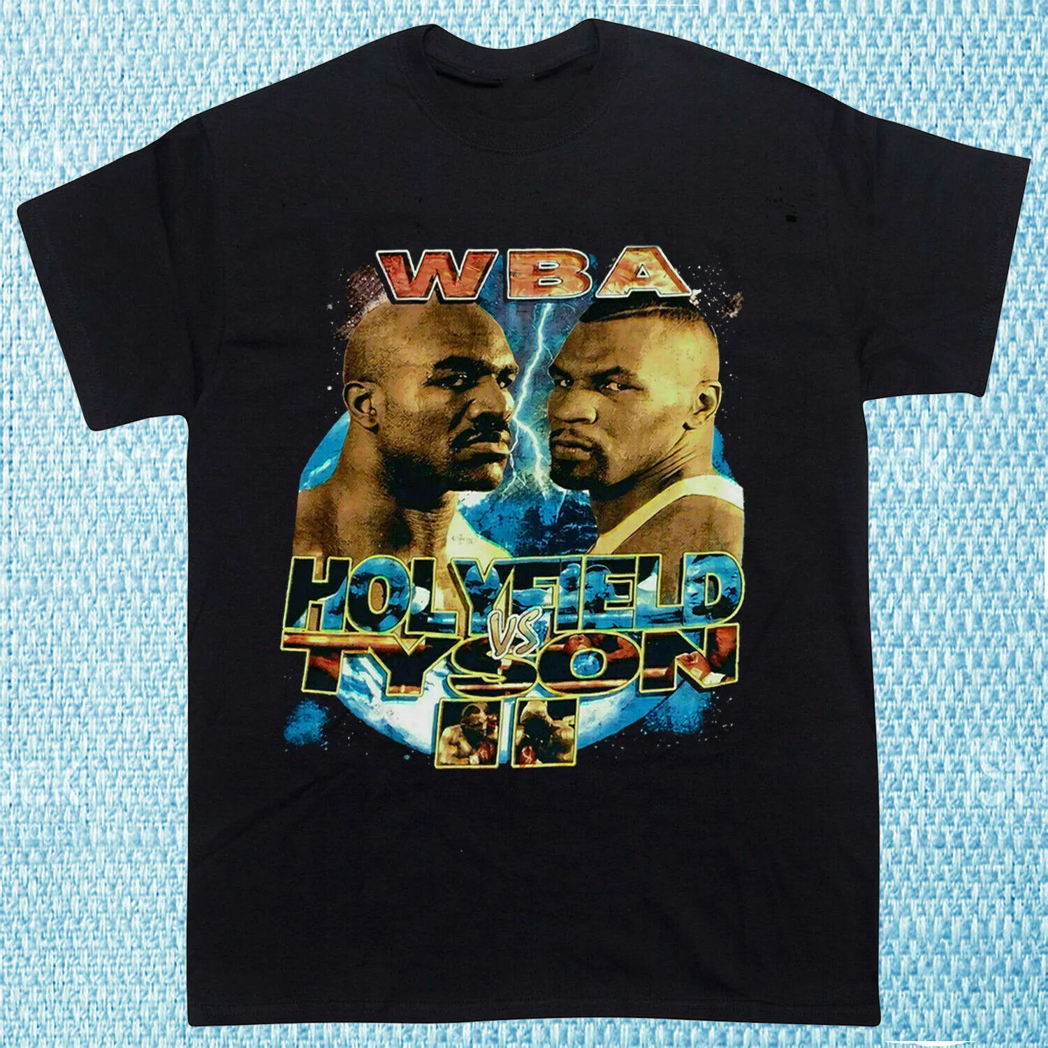 Горячая майка Tyson VS Holyfield рэп футболка новая футболка с перепечаткой Размер s-xxxl