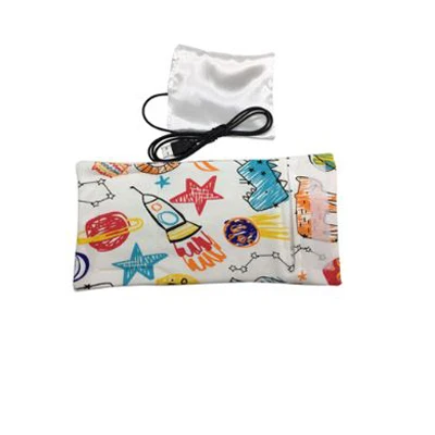 Portable USB Milk Water Warmer Travel Stroller Insulated Bag No Fluorescer Baby Nursing Bottle Case Vehicle Charging Heater - Цвет: rocket