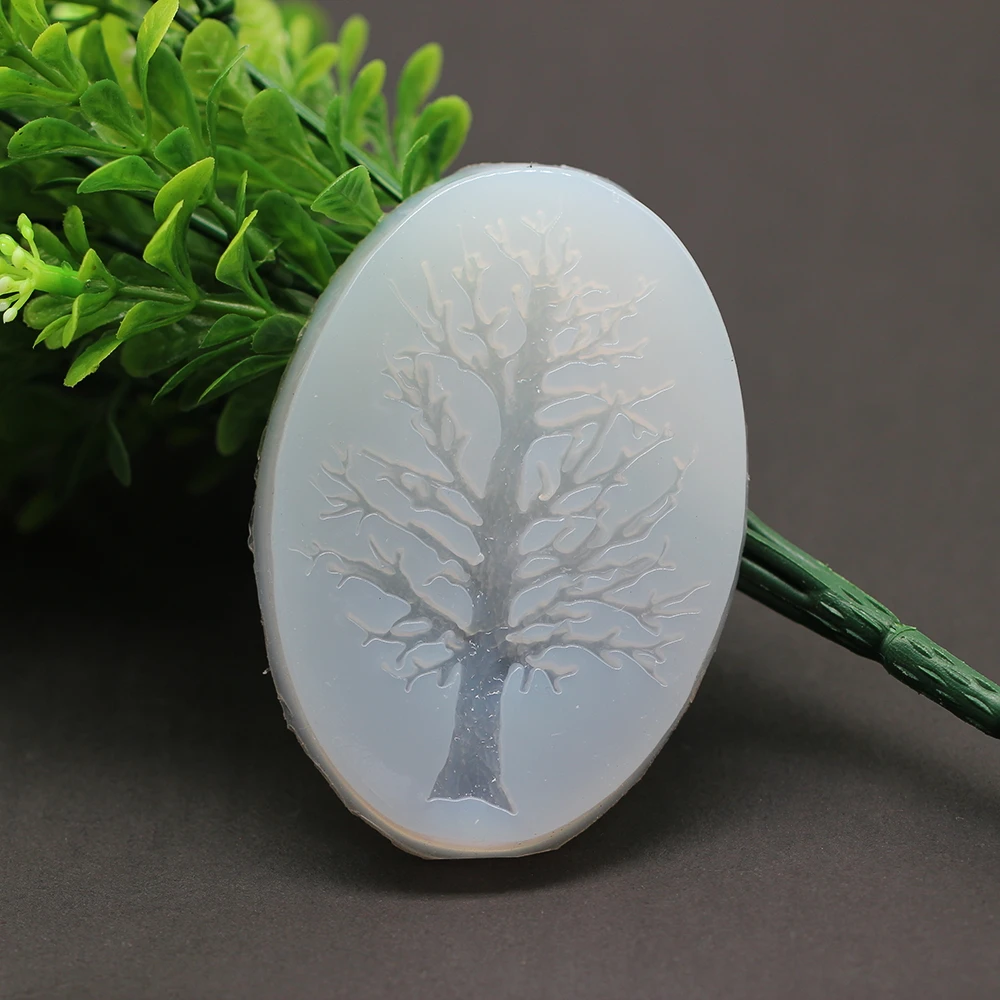 1 шт. силиконовая УФ-полимерная форма в форме дерева для ювелирных изделий ожерелье кулон Lanugo формы DIY Ювелирные изделия из смолы