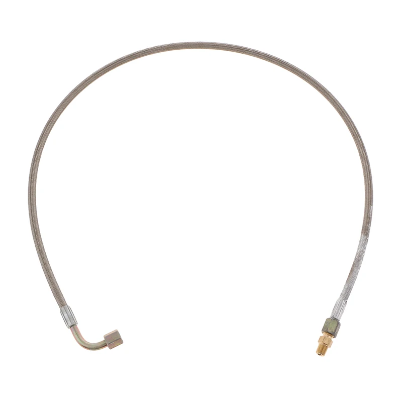 Турбо линия подачи масла шланг 2" стальной плетеный-4AN 90 градусов X прямой PTFE