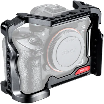 

UURig Metal Cage Rig for Sony A73 A7III A7R3 A7M3 Rig with Arca Swiss and Arri Locating Hole Extend Cold Shoe Mount Mic Light