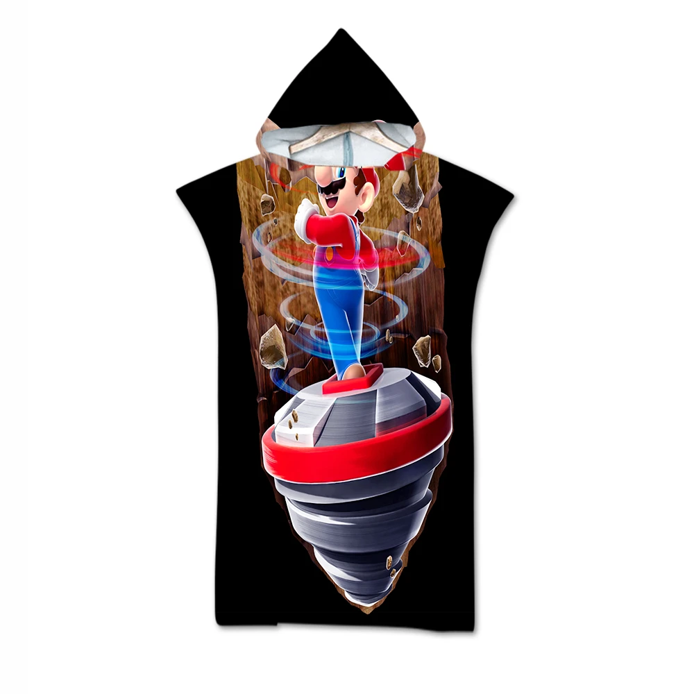 mario hooded towel