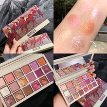 

18 Color Matte Shimmer Glitter Eyeshadow Pallete Metallic Diamond Pigmented Shiny Eye Shadow Palette Make up Palette Cosmetic