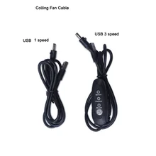 Air Conditioning Clothes Cooling Fan USB Cable Accessories Cooling Fans DC Cable