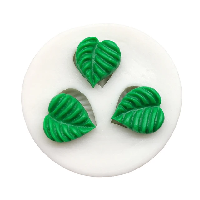 Kis Levél Szilikon Cukorrépa Penész Gyanta Szerszámok Cupcake Sütő Fondant Sütemény Díszítő - Image 3