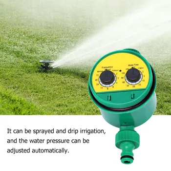 

Electronic Garden Faucet Irrigation Controller Two Dial Automatic Watering Timer Home Garden Irrigation Controller