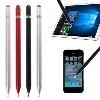 

2 in 1 Mutilfuction Fine Point Round Thin Tip Touch Screen Pen Capacitive Stylus Pen for ipad All Mobile Phones Tablet