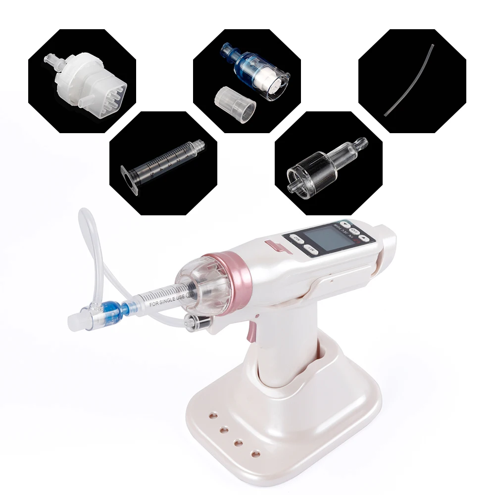 

Mesgun Disposable EZ Injection Microcrystal Needle Negative Pressure Cartridge Mesotherapy Gun Hydrolifting Water Injector Tools