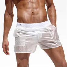 Летняя одежда для плавания, мужские плавки, сексуальные плавки sunga, мужские плавки, полупрозрачные пляжные шорты mayo sungas de praia homens