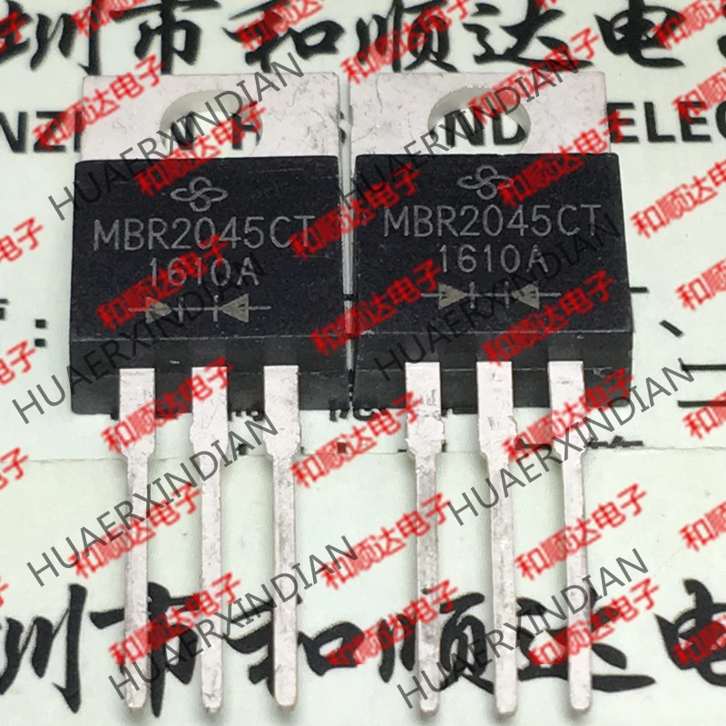 Новый и оригинальный MBR2045CT TO-220 45V 20A | Электронные компоненты принадлежности