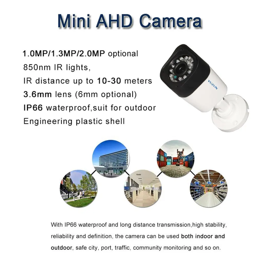 AHD камера видеонаблюдения Видеокамера 850nm интеллектуальная высокоактивная инфракрасная лампа подходит для мониторинга зданий разъем стандарта Австралии