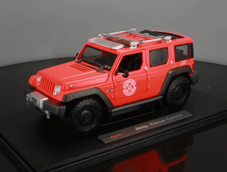 Maisto 1/18 Jeep Horse Wrangler Swat модель автомобиля