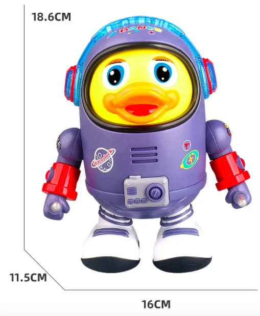 Dancing Toy Space Duck Kids Music Toys Duck Light Singing For Kids 2 3 4 6 years Musical Instrument Plaything Electric Funny Toy 2
