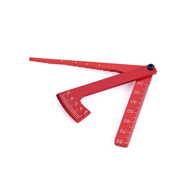 Adjustable Ruler Adjusting RC Car Height & Wheel Rim Camber 15 degrees