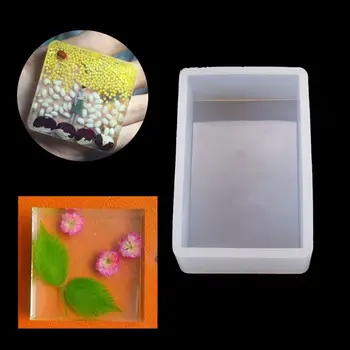 

Handmade Large Rectangular Epoxy Resin Mold Silicone Mould Jewelry Making Tools