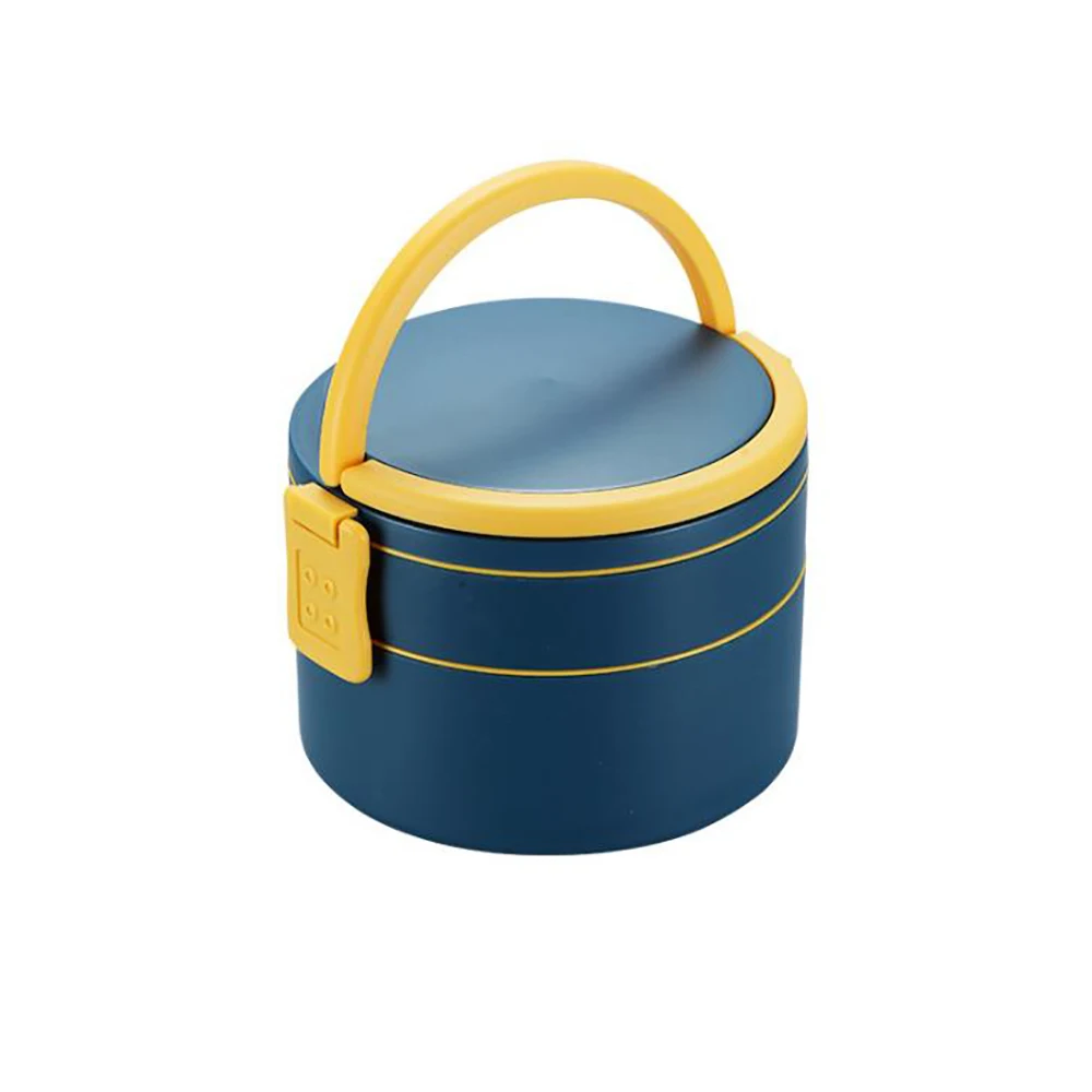 Новинка INS портативный 2020 двухслойный Ланч бокс для микроволновой печи