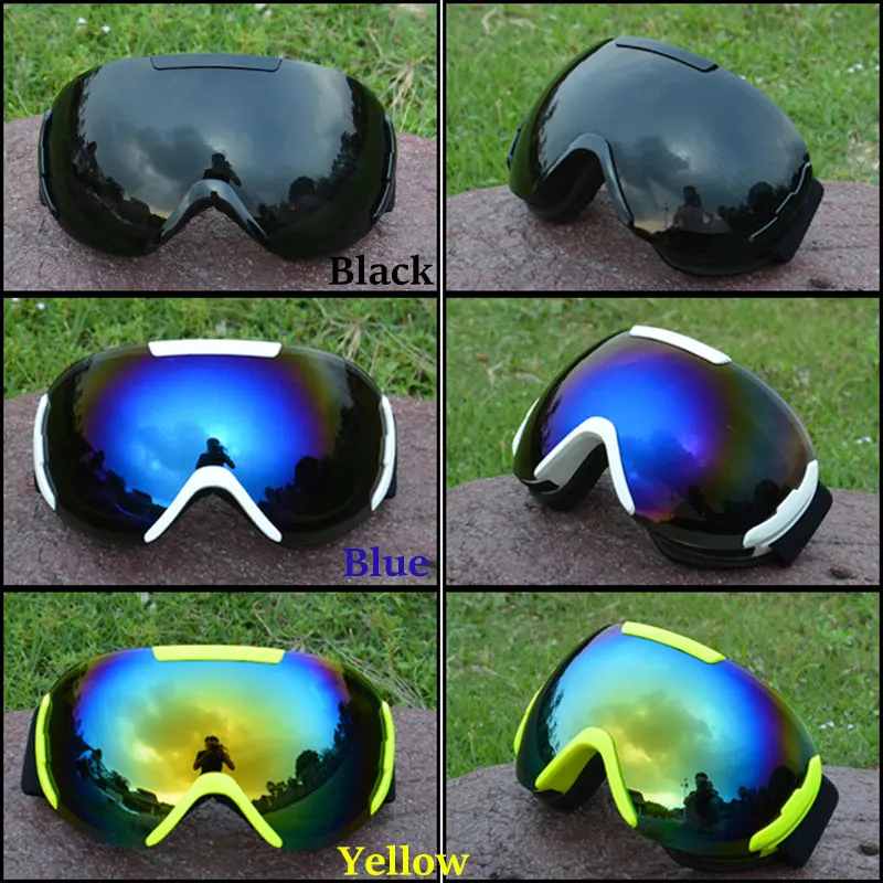 New Double Layer Polarized Lens Ski Goggles Anti-fog UV400 Skiing Snowboard Goggles Men Women Ski Glasses Eyewear